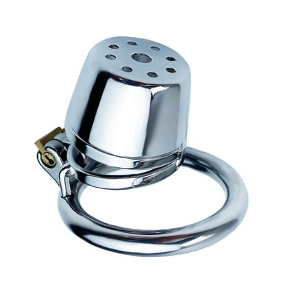 Male Lid Shower Belt Full Close Chastity Cage, F3081