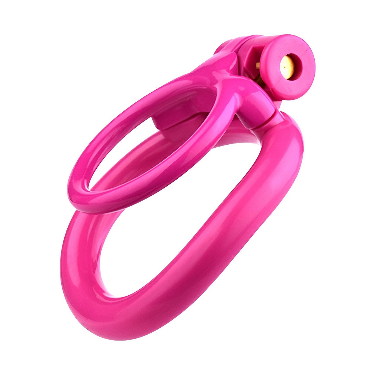 3D Printed Pink Dual Cock Ring Chastity Cage | F3215 - FRRK