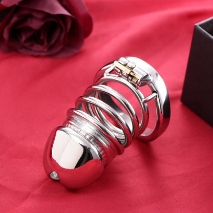 Male Solid Steel Chastity Cage, F3054