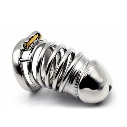 Male Solid Steel Chastity Cage, F3055