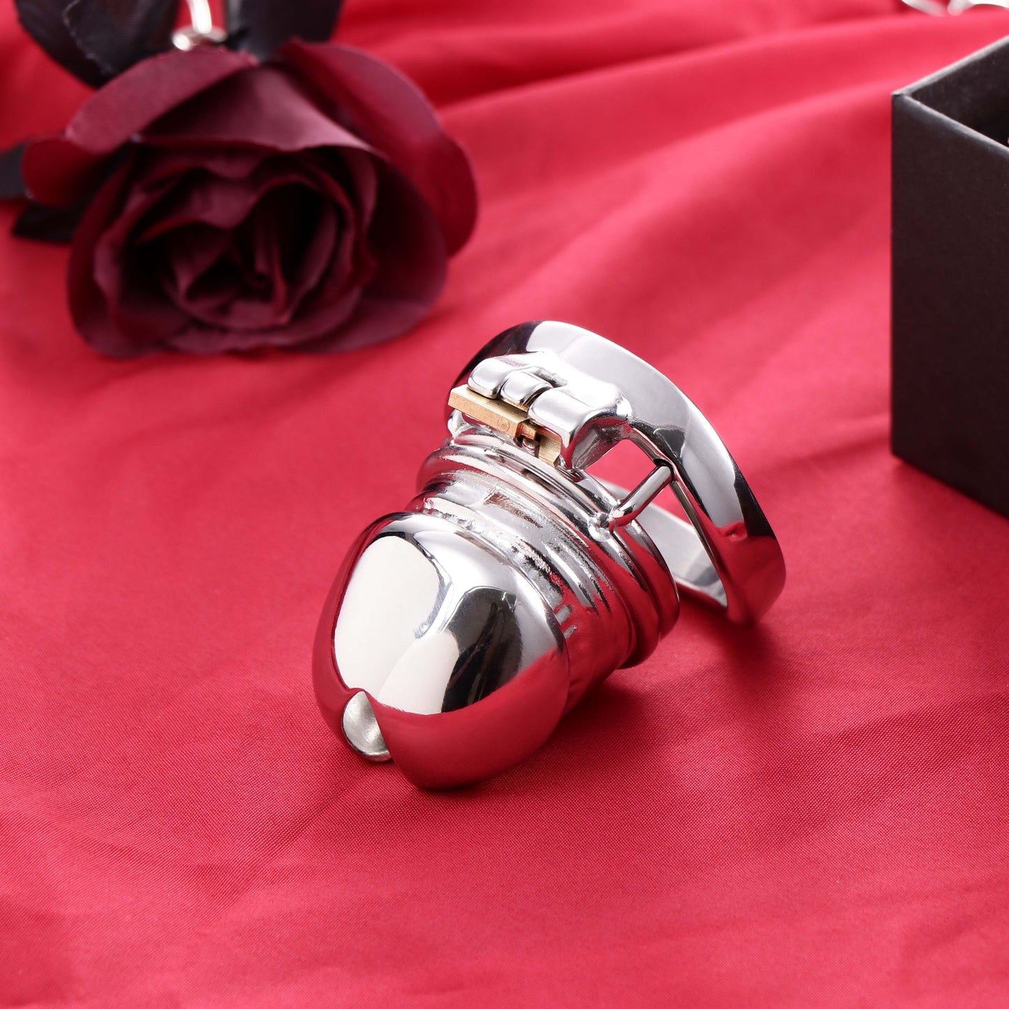 Male Solid Steel Chastity Cage, F3051