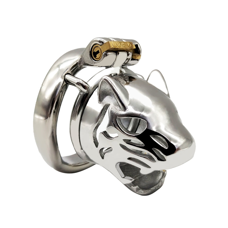 Small Cub Leopard Chastity Cage, F3036