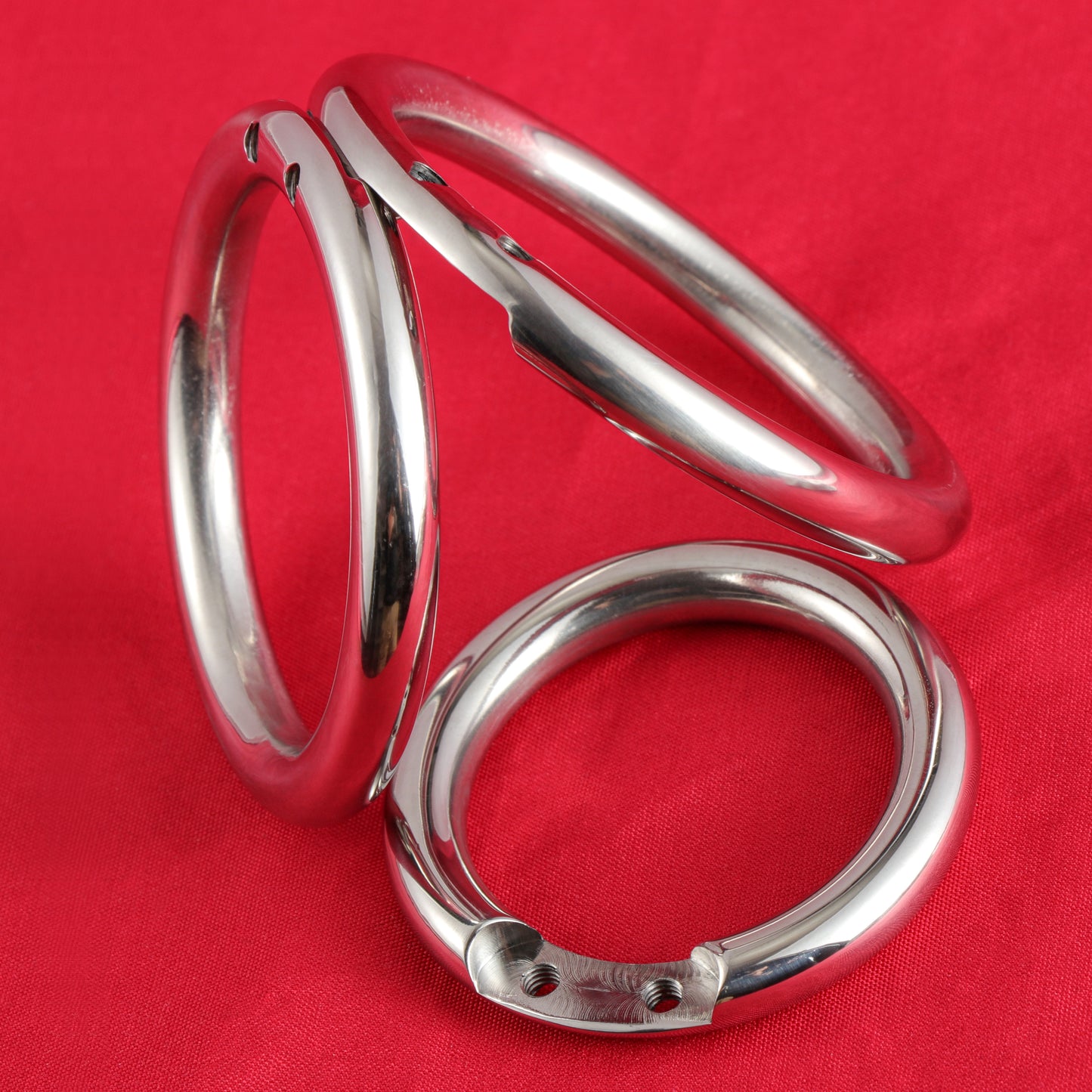 Base Rings for FRRK Chastity Cage That Fit Double Screw Lock Only, K07