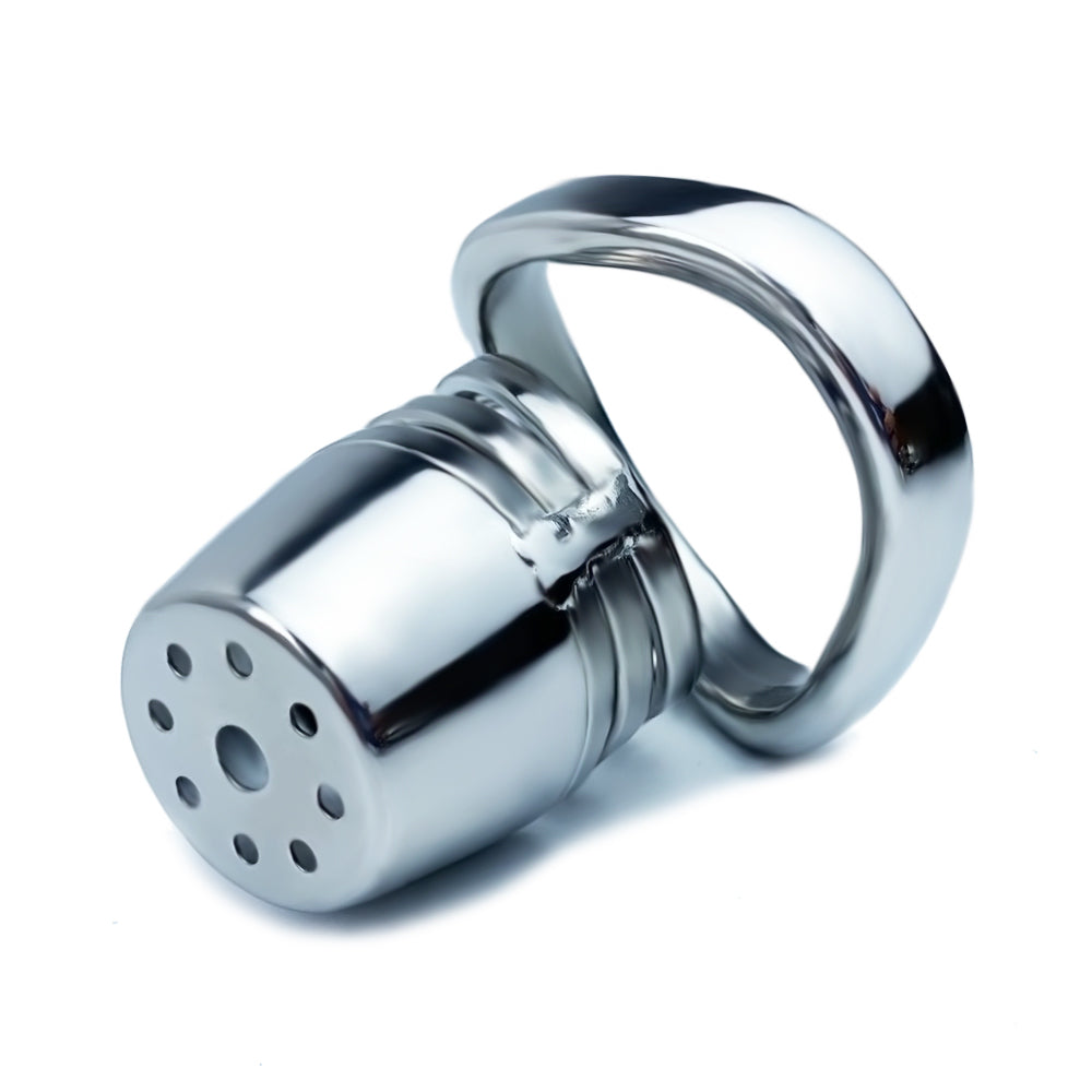 Male Lid Shower Belt Full Close Chastity Cage, F3082