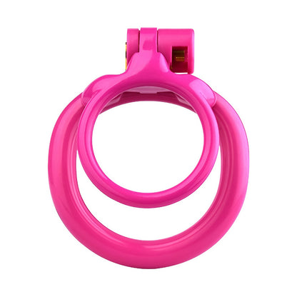 3D Printed Pink Dual Cock Ring Chastity Cage | F3215 - FRRK