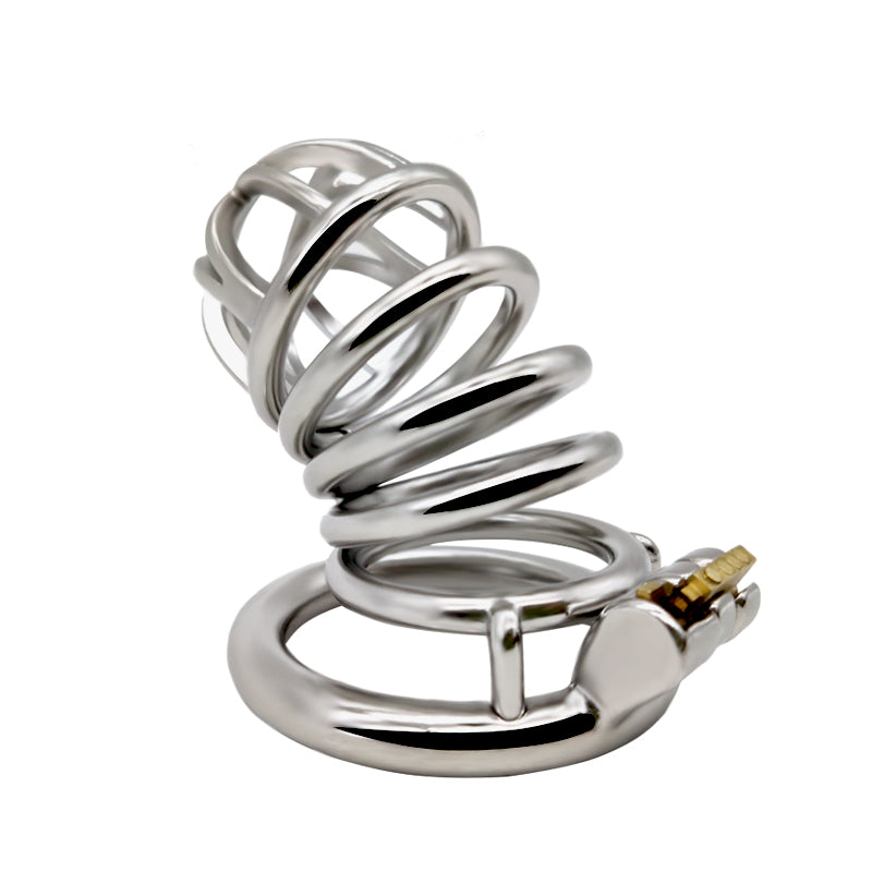 Male Top Split Open Chastity Cage, F3047