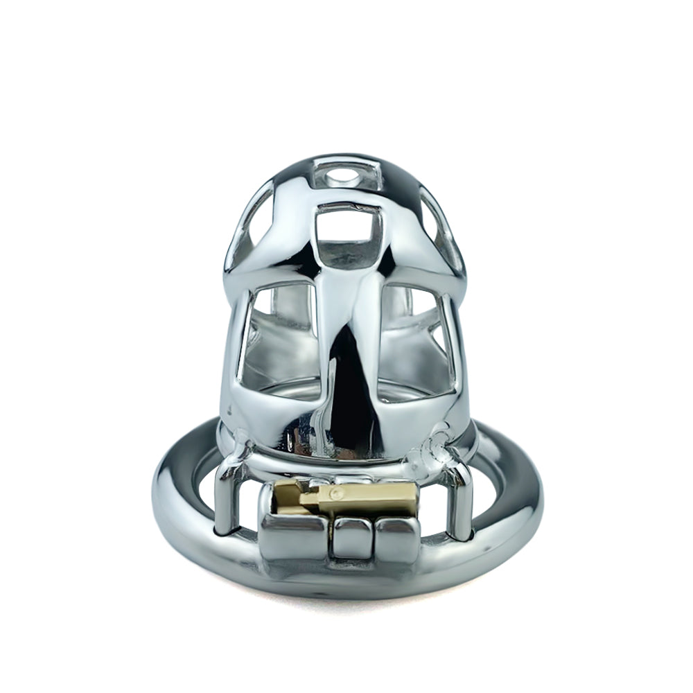 Stainless Steel Metal Small Mamba Male Chastity Cage, F3153