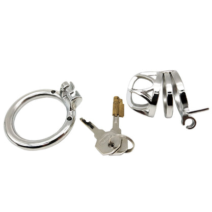 Male Top Split Open Chastity Cage, F3041