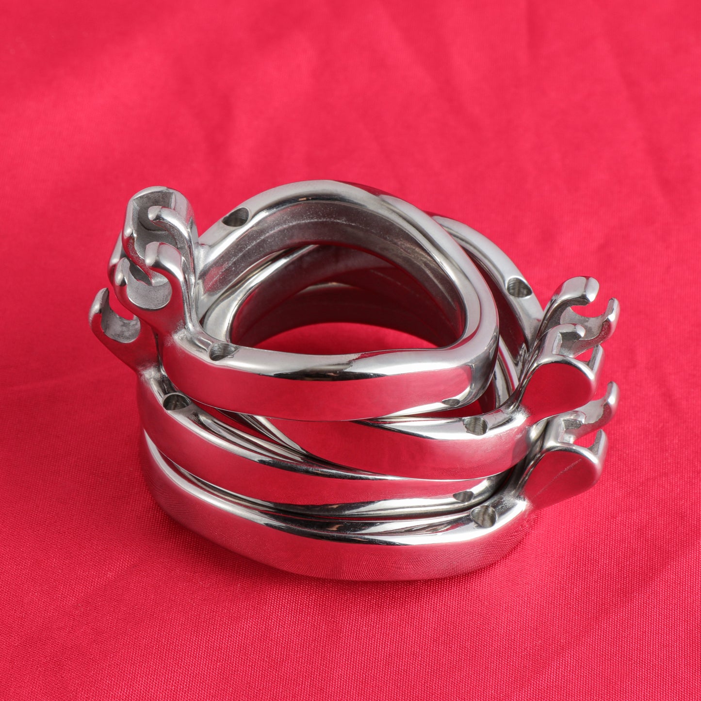 Base Rings for FRRK Metal Chastity Cage That Fit Internal Side Slide Lock System Only