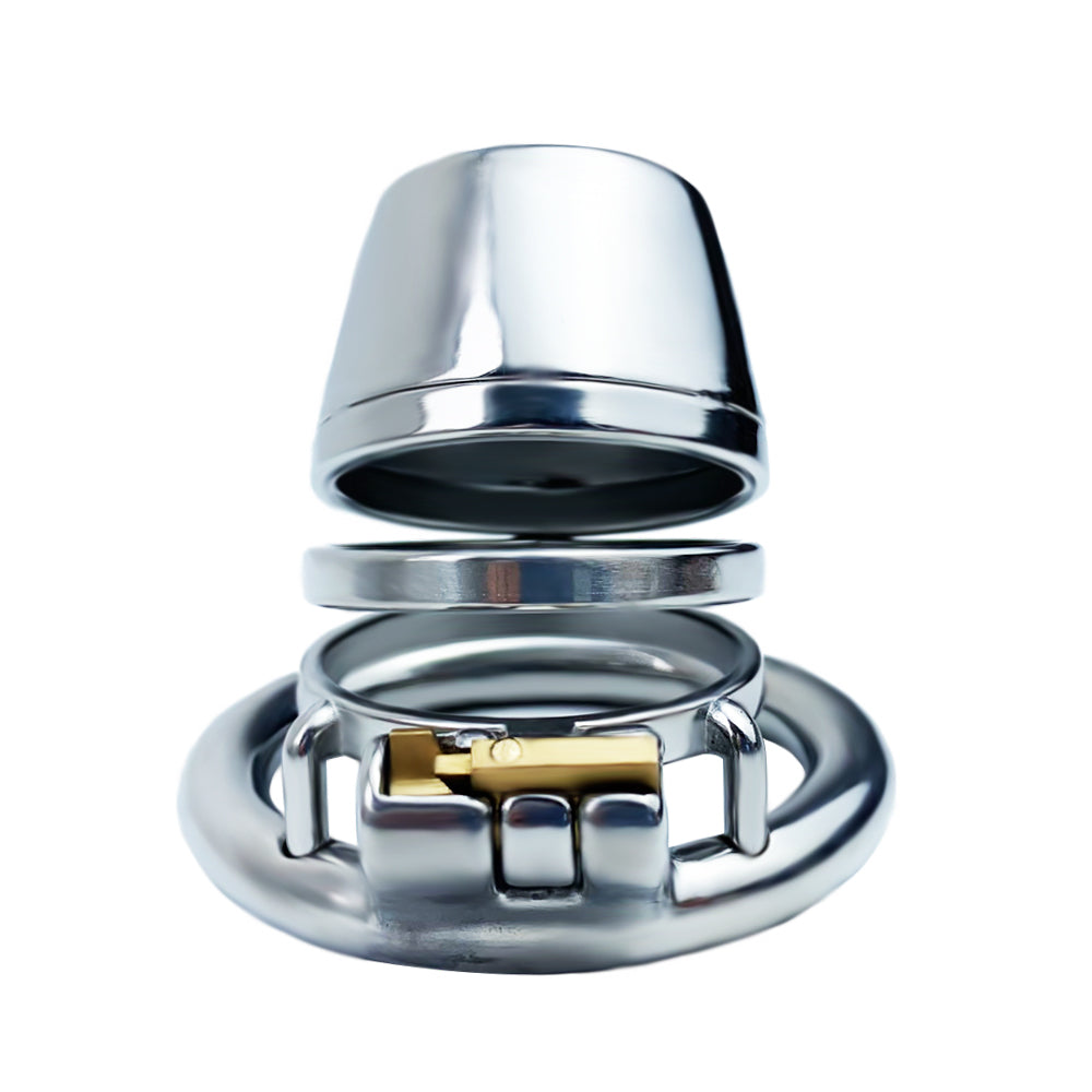 Male Lid Shower Belt Full Close Chastity Cage, F3082