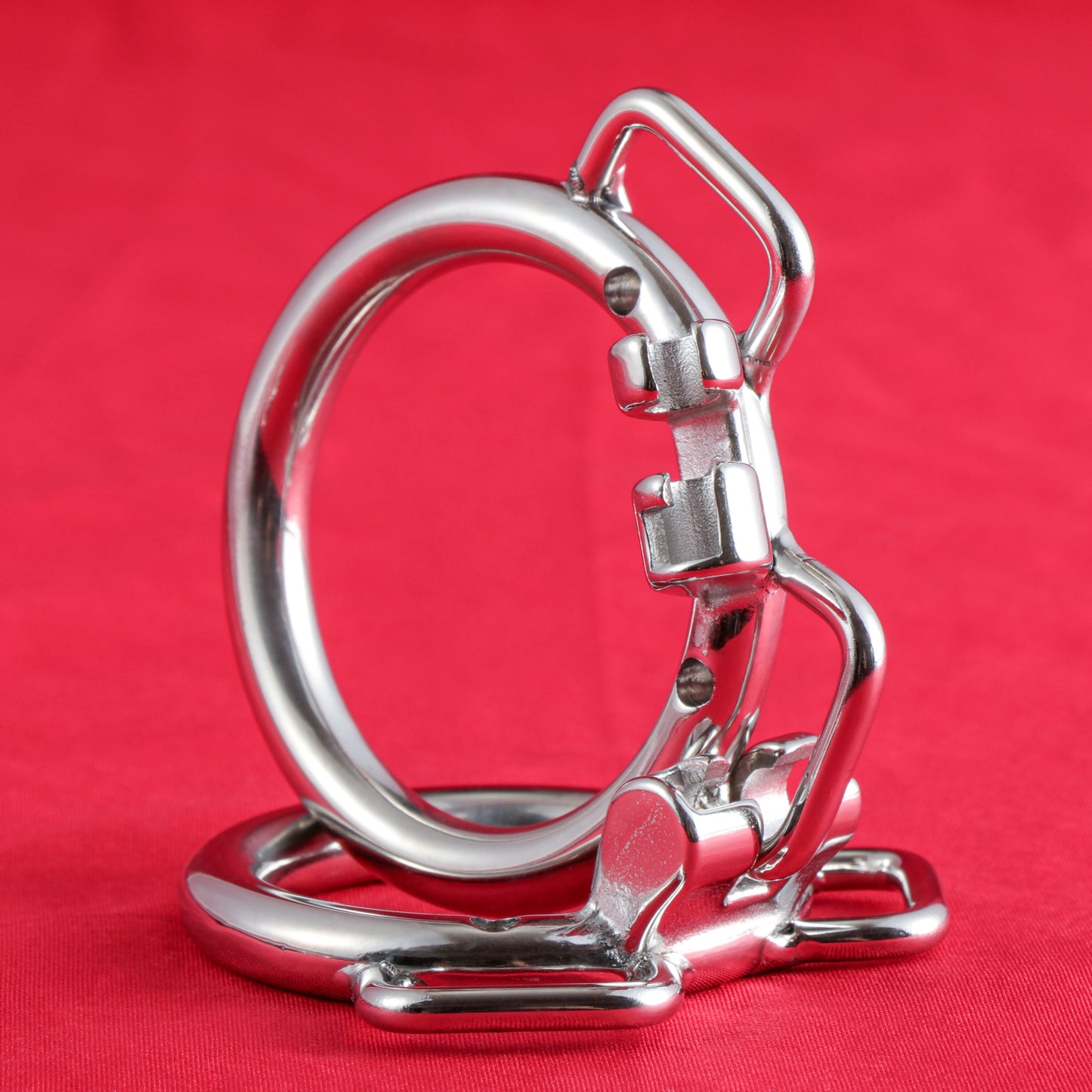 Base Rings for FRRK Chastity Cage (With Ears & Hook) That Fit Internal Side Slide Lock System Only, K03