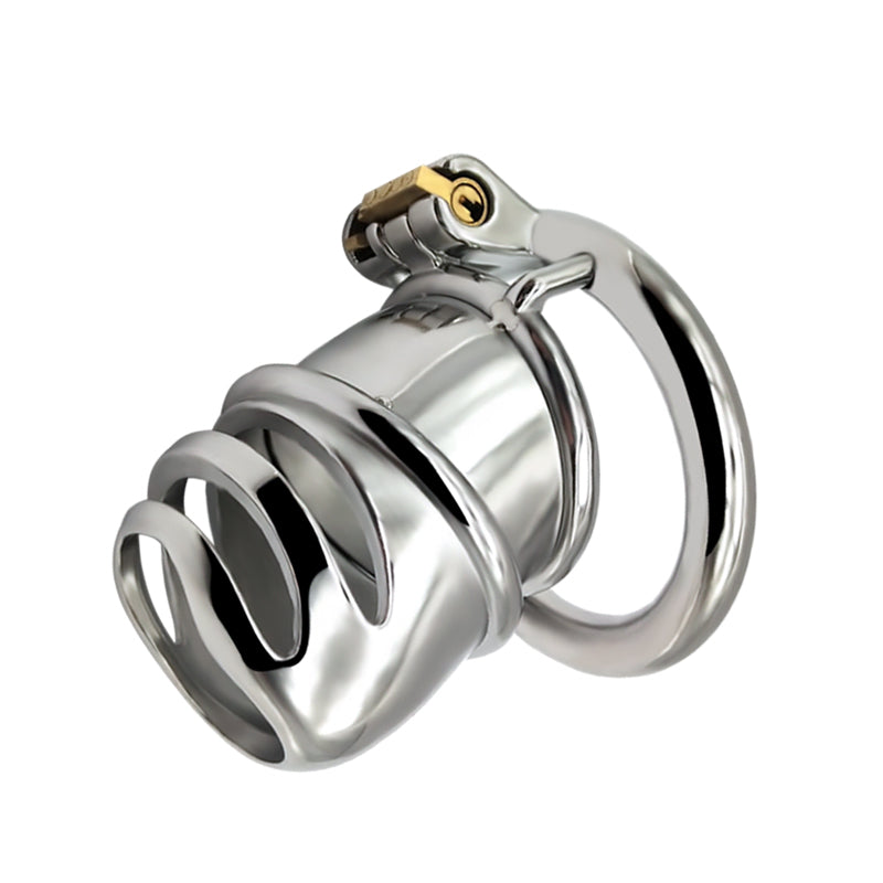 Top Split Open Male Chastity Cage, F3056