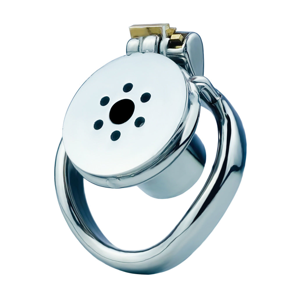 Inverted Single Cylinder Flat Chastity Cage, F3149