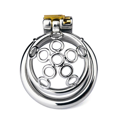 Welded Circles Chastity Cage, F3170