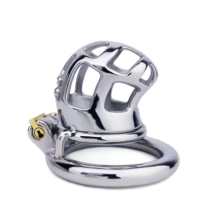 Stainless Steel Metal Small Cobra Chastity Cage, F3115