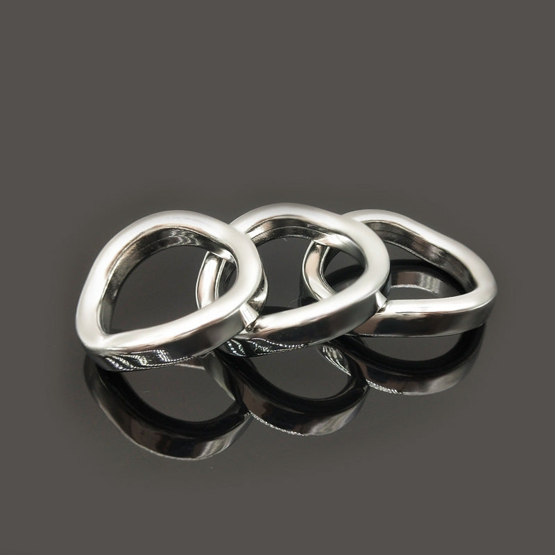 Stainless Steel Curved Cock Ring, F3038