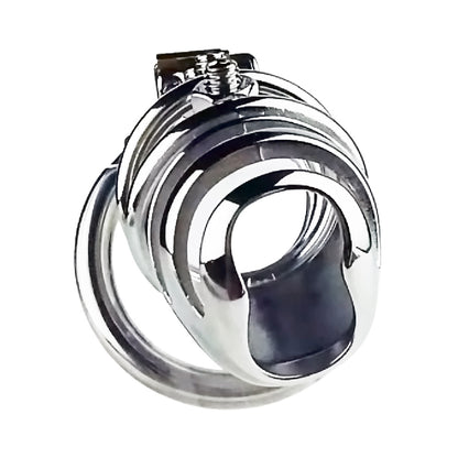 Split-Front Open Spiked Chastity Cage, F3103