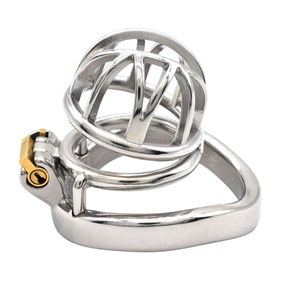 Male Top Split Open Chastity Cage, F3044