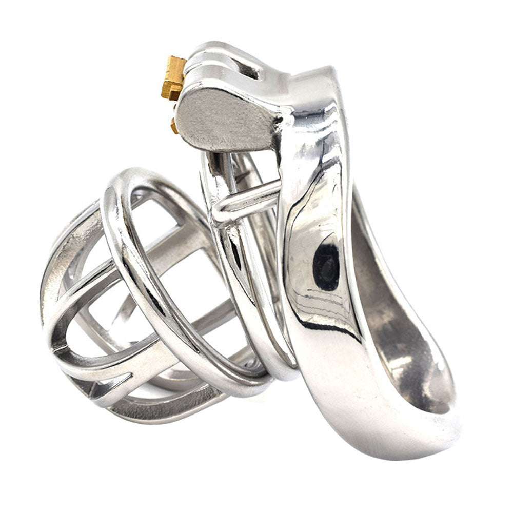 Male Top Split Open Chastity Cage, F3044