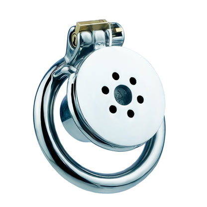 Inverted Single Cylinder Flat Chastity Cage, F3149