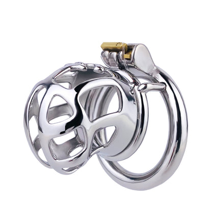 Stainless Steel Metal Small Cobra Chastity Cage, F3115