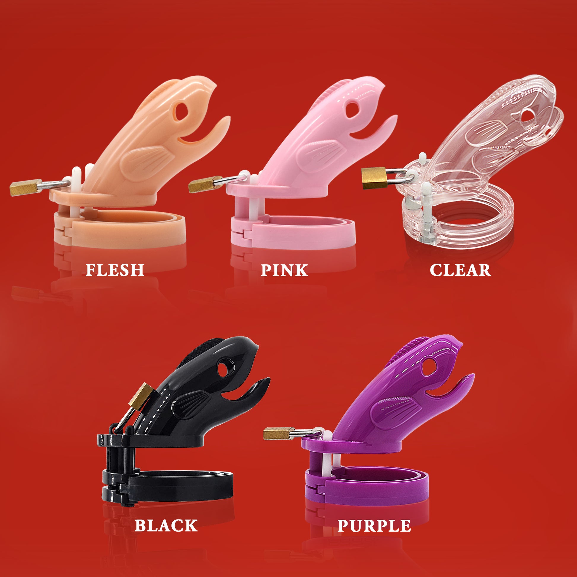 The Fish Shape Plastic Chastity Cage | F3025 - FRRK