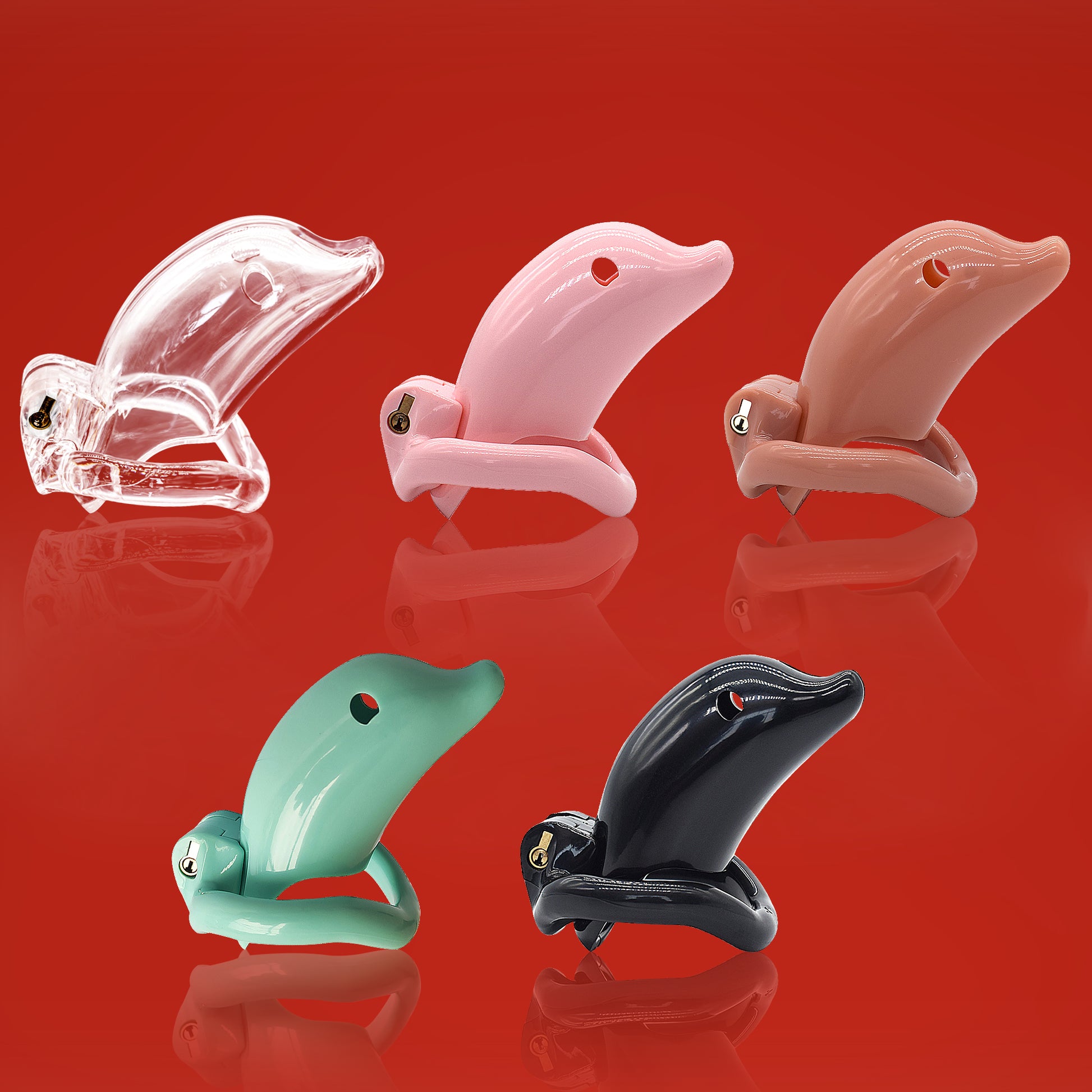 The Dolphin Shape Plastic Chastity Cage | F3060 - FRRK