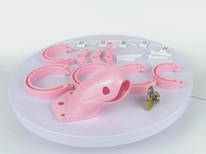 The Fish Shape Plastic Chastity Cage | F3025