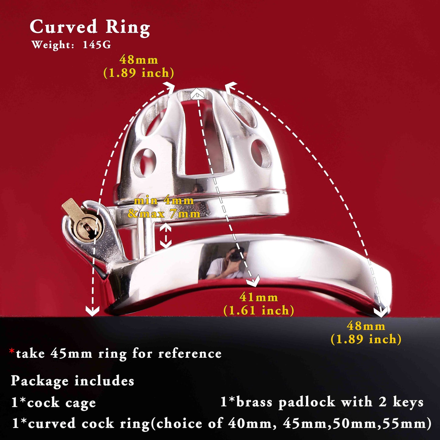 Male Chastity Cage, F3031