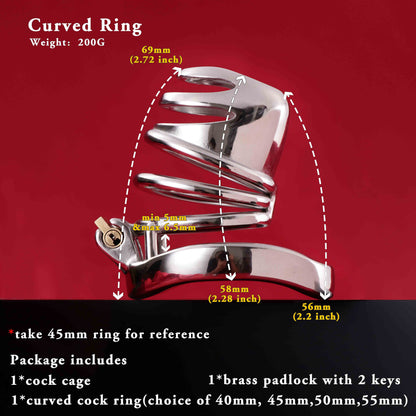 Male Chastity Cage, F3014