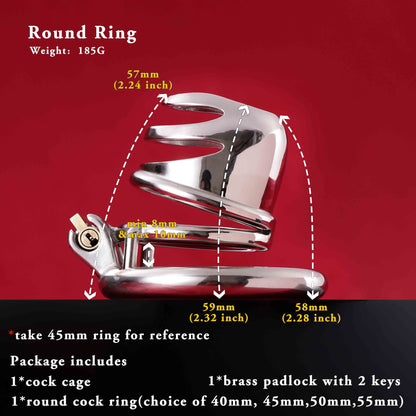 Male Chastity Cage, F3013