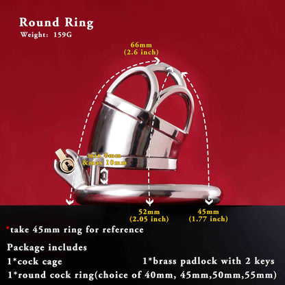 Male Chastity Cage, F3019